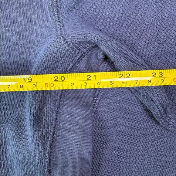 Men's True Navy Long Sleeve Tee - Picture 9 of 13